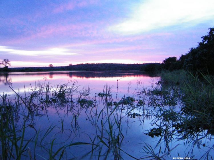 Wallpapers Nature Sunsets and sunrises Lever de soleil sur fleuve Niger (25/12/2003)