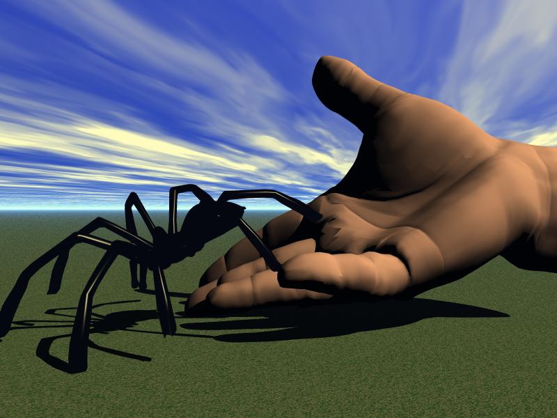 Wallpapers Digital Art 3D - Bryce Spider