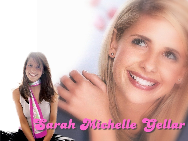 Wallpapers Celebrities Women Sarah Michelle Gellar Smiling