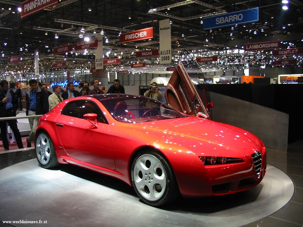 Wallpapers Cars Alfa Romeo Alfa romeo Brera - Geneve 2002