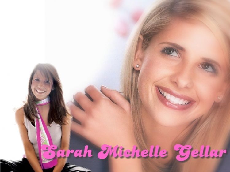 Wallpapers Celebrities Women Sarah Michelle Gellar Smiling