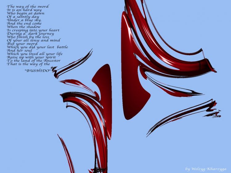 Wallpapers Digital Art Poetry - Texts Bushido's requiem