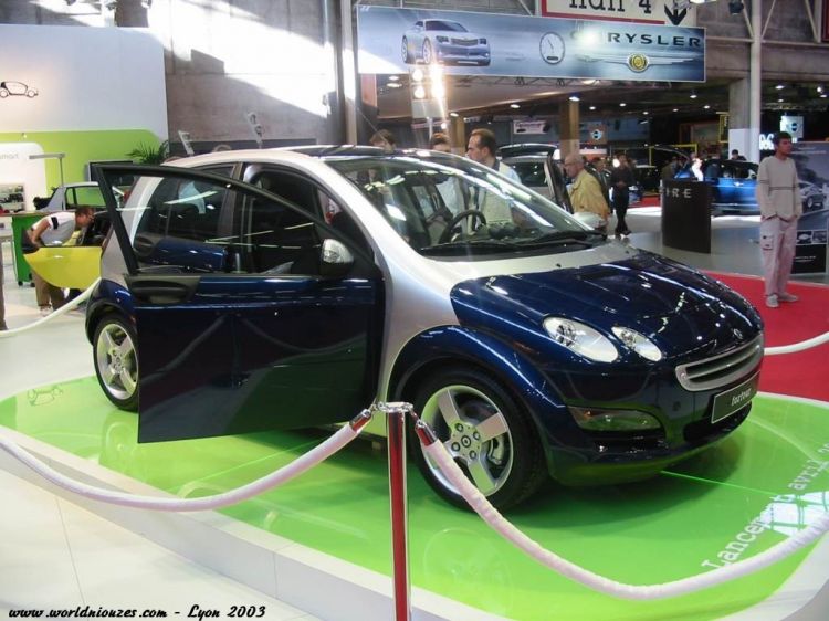 Fonds d'cran Voitures Smart Smart ForFour - Lyon 2003