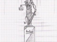 Wallpapers Art - Pencil la justice