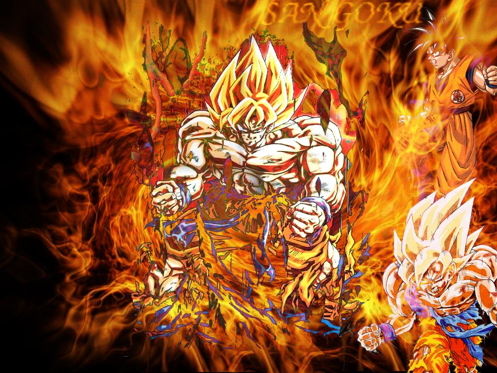 Wallpapers Manga Dragon Ball Z la colere de GOKU