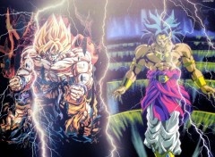 Wallpapers Manga Broly VS Goku