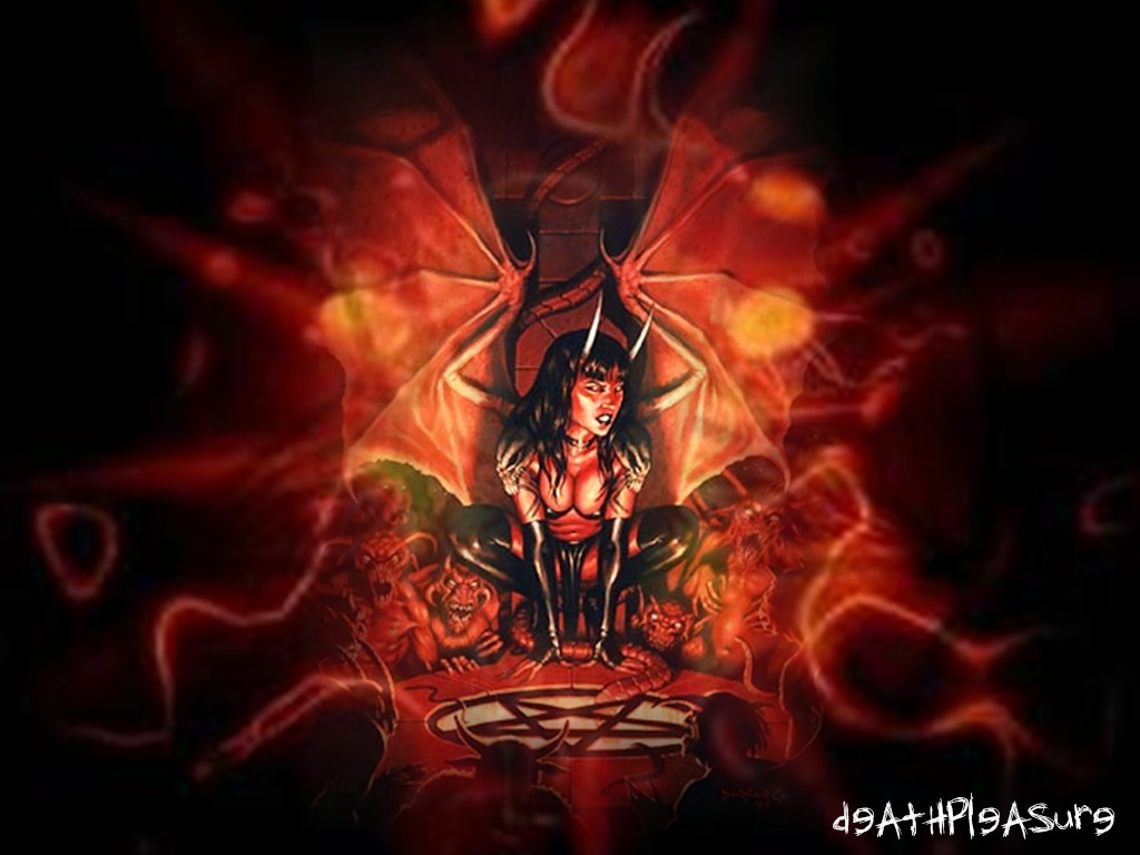 Wallpapers Digital Art Hell Creaturesse (lol) des enfers