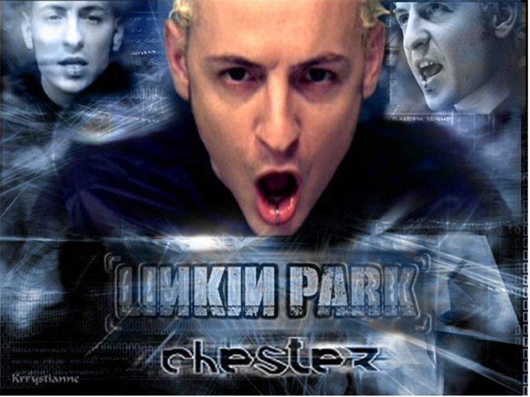 Wallpapers Music Linkin Park chester in my skin...