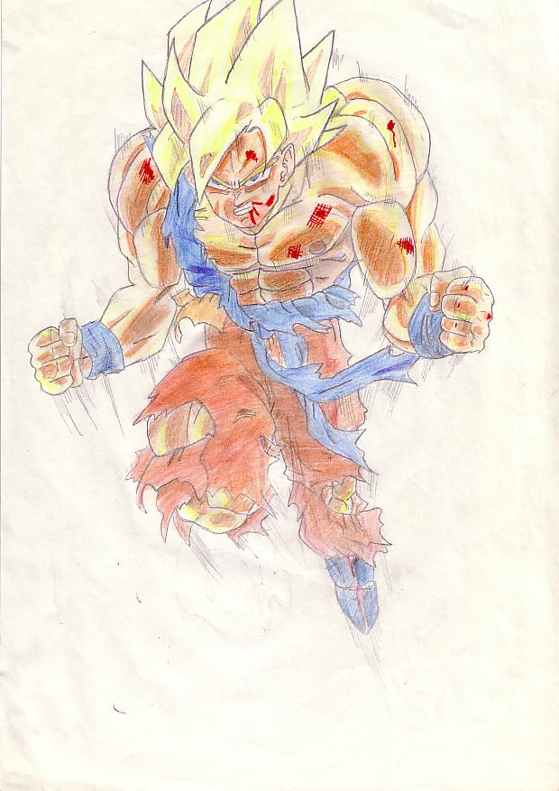 Fonds d'cran Art - Crayon Manga - Dragon Ball Z 