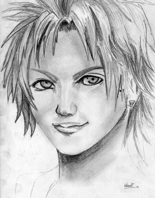 Wallpapers Art - Pencil Video games tidus