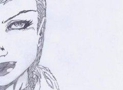 Wallpapers Art - Pencil Lara Croft