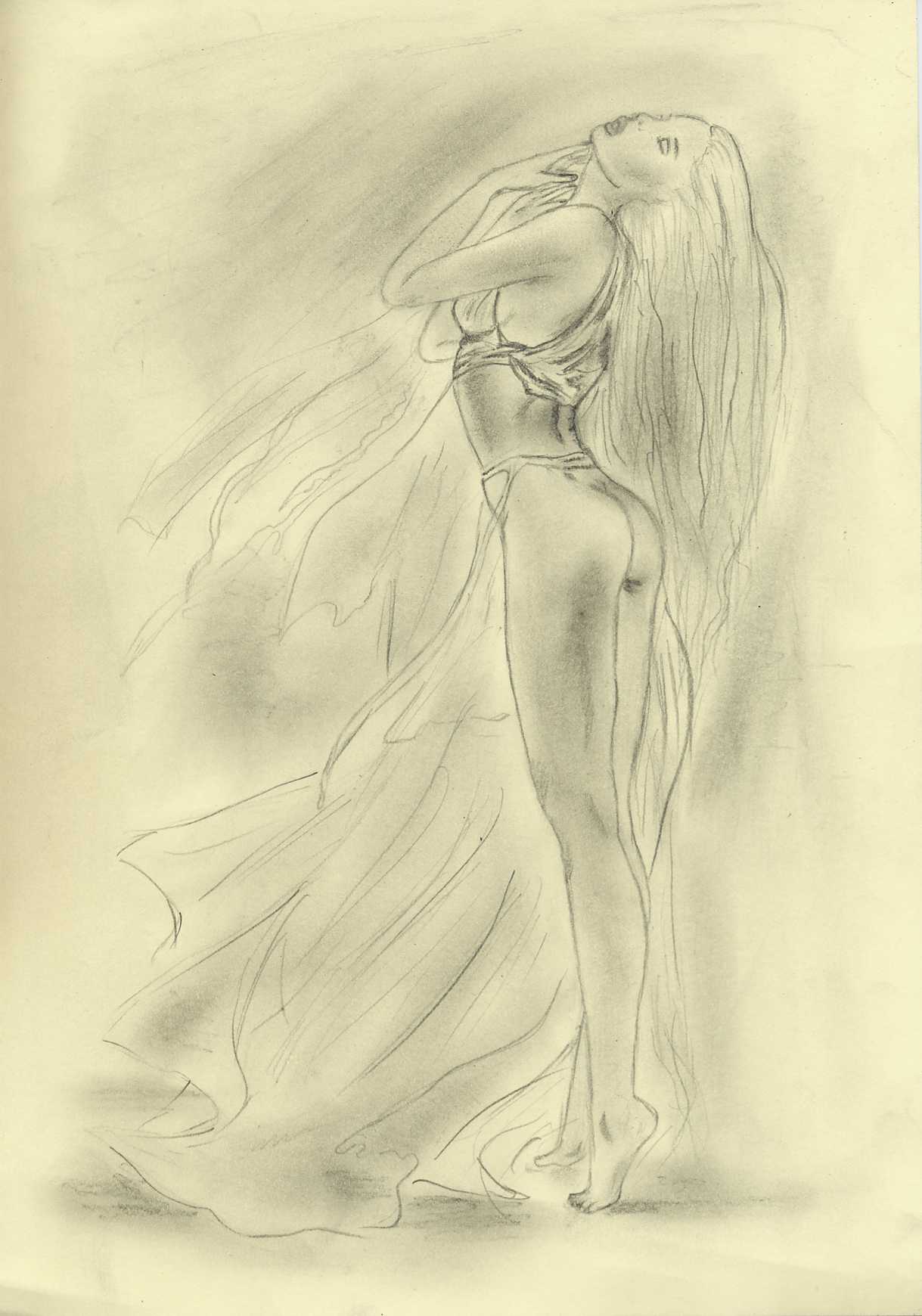 Fonds d'cran Art - Crayon Fantasy - Fan Art Royo femme