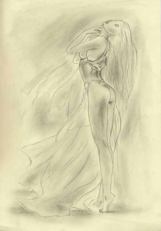 Fonds d'cran Art - Crayon Fantasy - Fan Art Royo femme