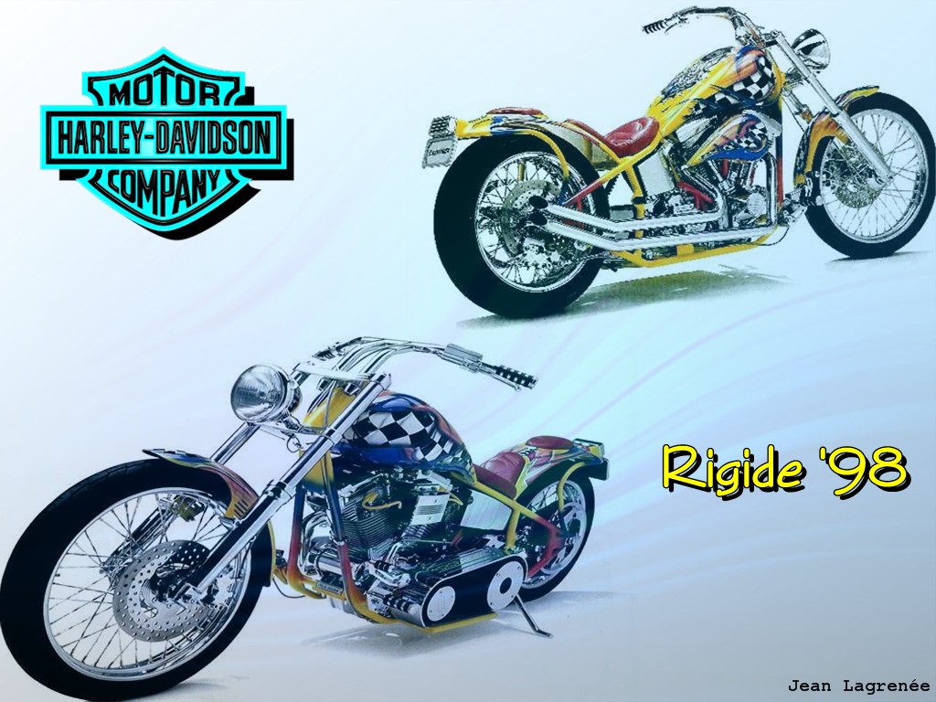 Wallpapers Motorbikes Harley Davidson Rigide '98