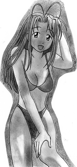 Wallpapers Art - Pencil Manga - Love Hina love hina