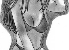 Fonds d'cran Art - Crayon love hina