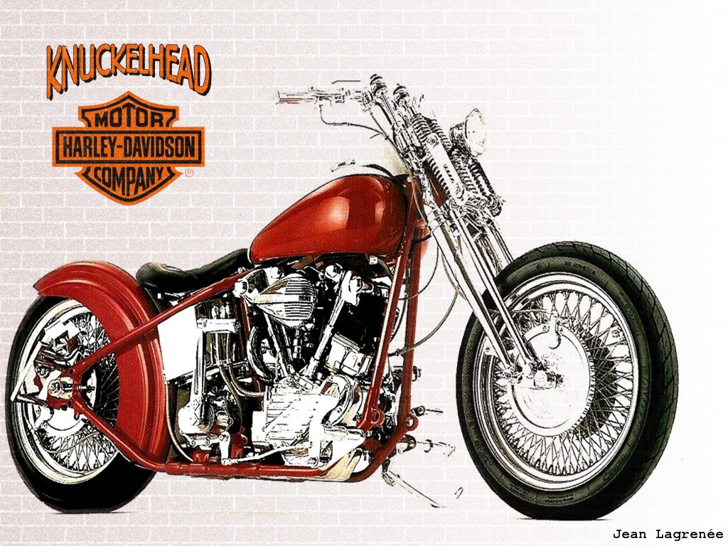 Wallpapers Motorbikes Harley Davidson Knuckelhead