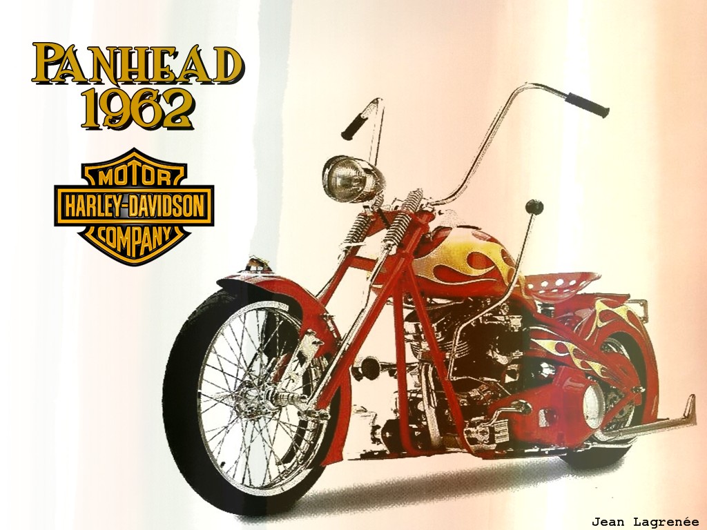 Fonds d'cran Motos Harley Davidson Panhead '62