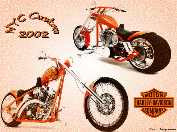 Wallpapers Motorbikes Harley Davidson NYC Custom '02