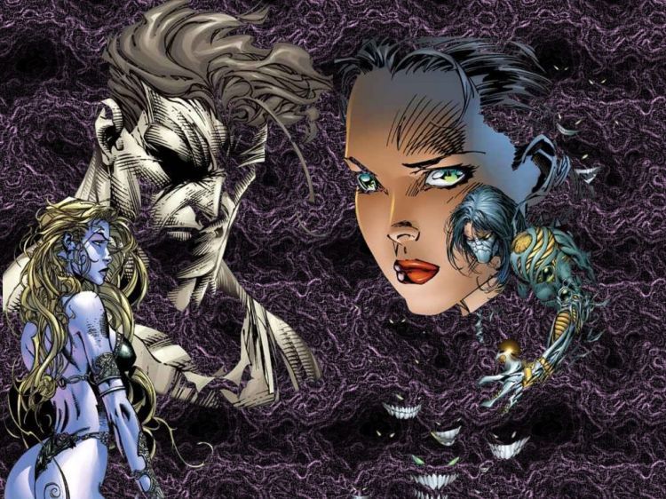 Fonds d'cran Comics et BDs Witchblade Two Faces