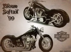 Fonds d'cran Motos Blown Softail '99