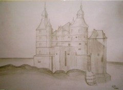 Wallpapers Art - Pencil Chateau de Ducs