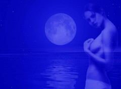 Fonds d'cran Art - Numrique Blue Moon