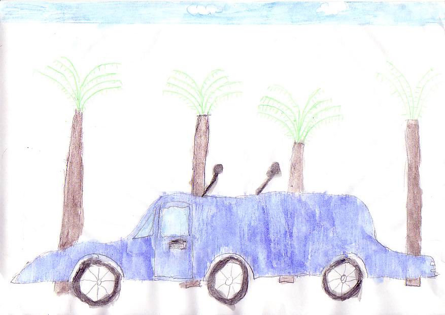 Fonds d'cran Art - Crayon Voitures et Motos Voiture