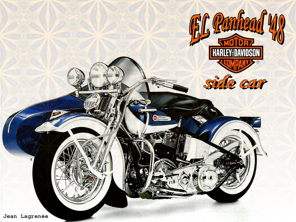 Fonds d'cran Motos Harley Davidson EL Panhead '48