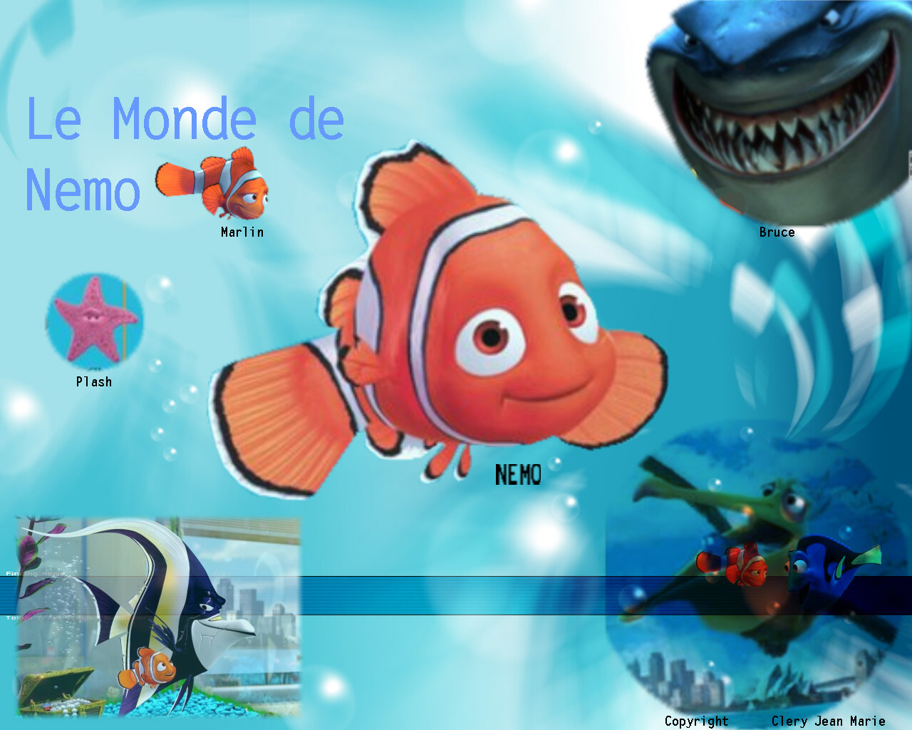 Fonds d'cran Dessins Anims Le Monde de Nemo Poissoonn