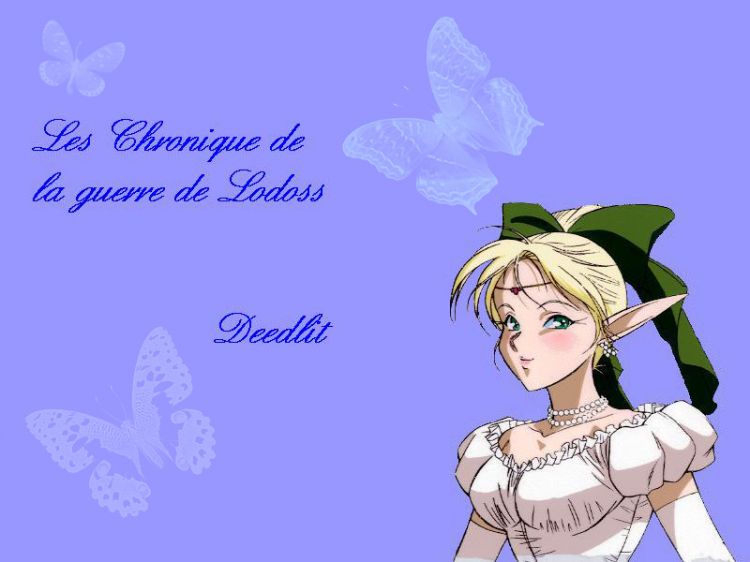 Fonds d'cran Manga Record Of Lodoss War deedlit