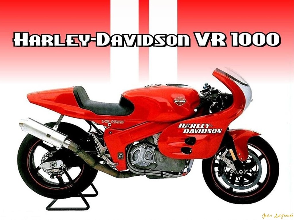 Fonds d'cran Motos Harley Davidson VR 1000