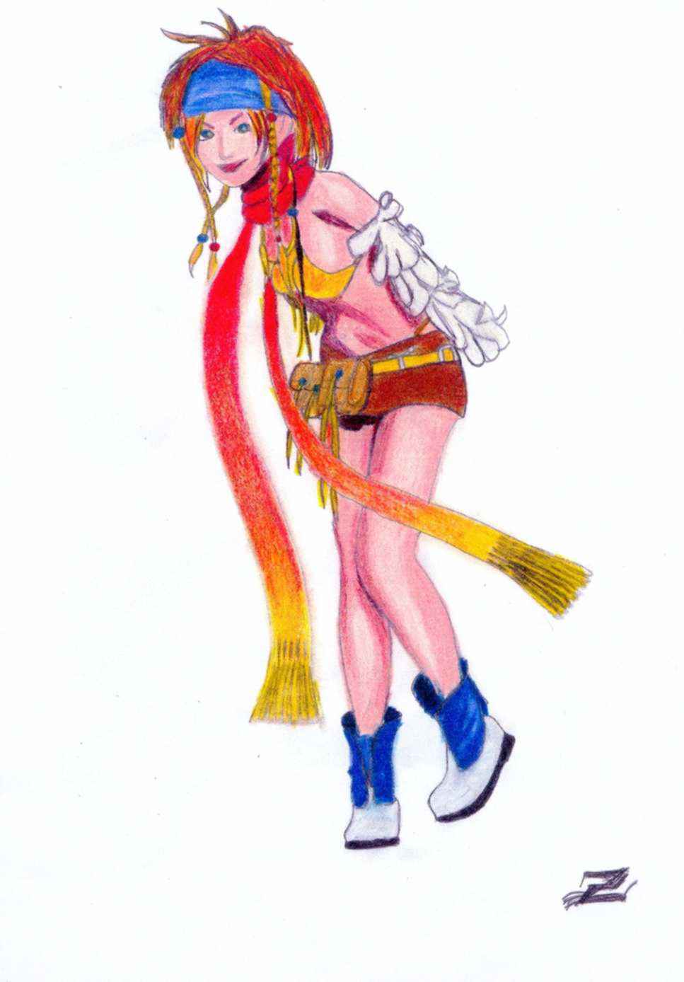 Wallpapers Art - Pencil Video games Rikku