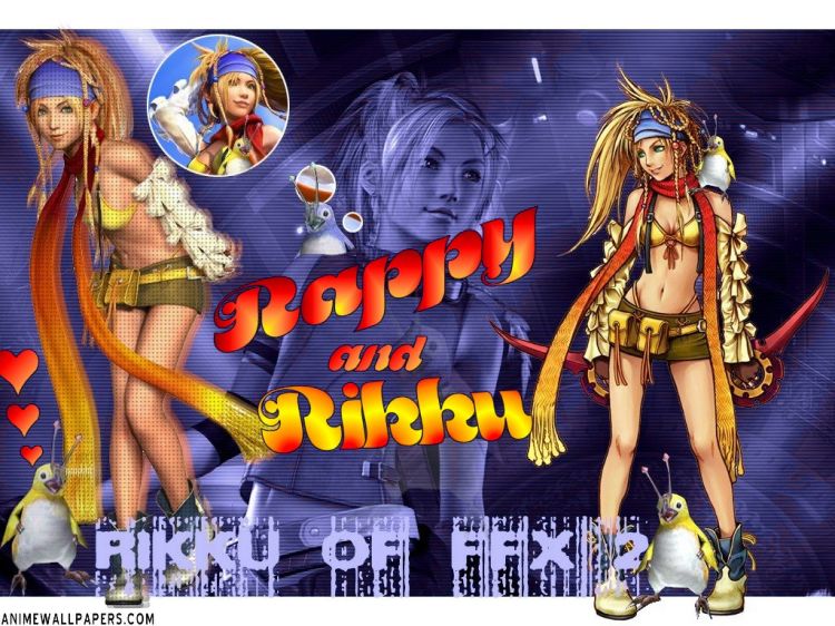 Wallpapers Video Games Final Fantasy X-2 & Phantasy Star Online Rakku love rappy !