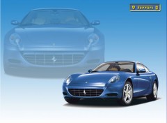 Wallpapers Cars Team Ferrari Blue