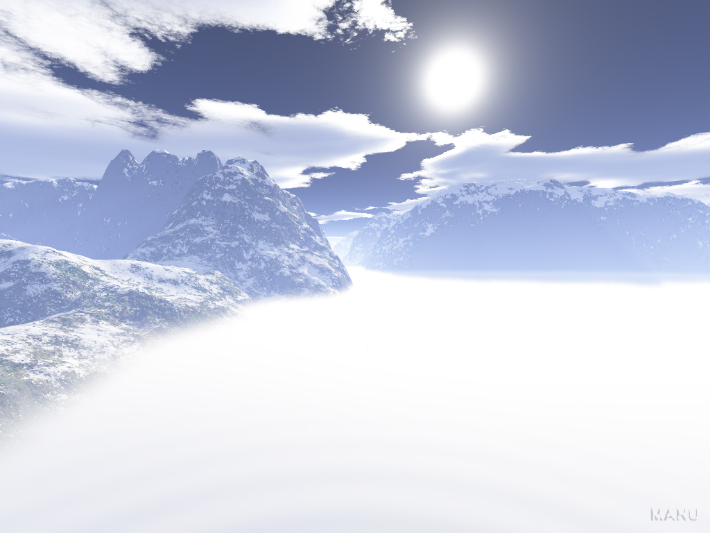 Wallpapers Digital Art 3D - Terragen Cold atmosphere