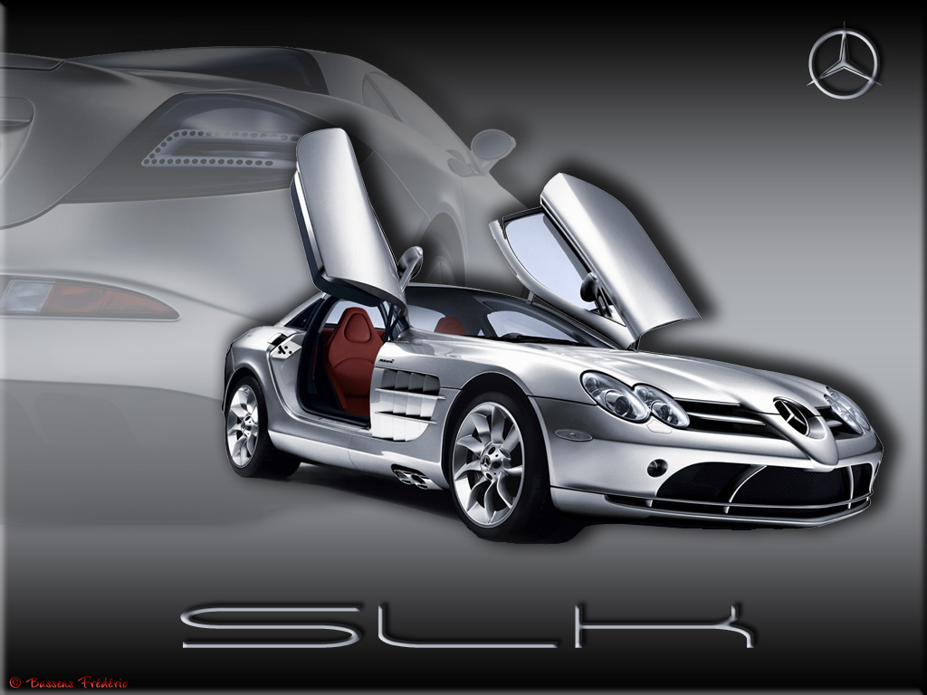 Wallpapers Cars Mercedes SLK Team Cybersonic