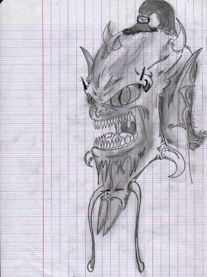 Wallpapers Art - Pencil Fantasy - Demons mon Dmons