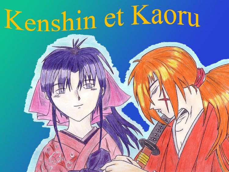 Fonds d'cran Manga Kenshin, le Vagabond Kenshin et Kaoru