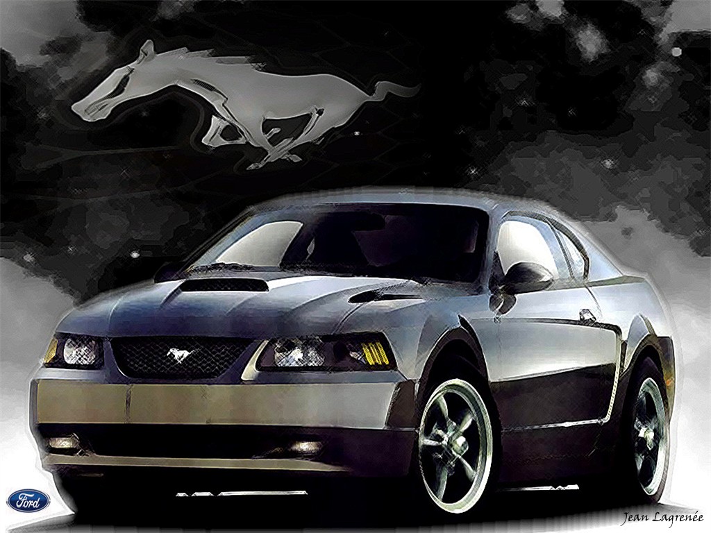 Fonds d'cran Voitures Ford Mustang Bullitt 2001