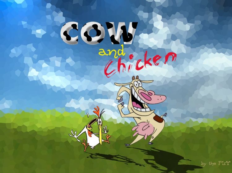 Wallpapers Comics Cow & Chicken Wallpaper N12369