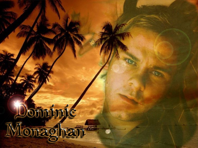 Fonds d'cran Clbrits Homme Dominic Monaghan Au soleil couchant