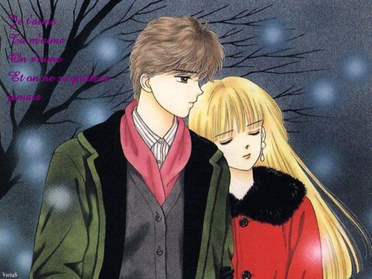 Fonds d'cran Manga Marmalade Boy un des couples de Marmelade Boy