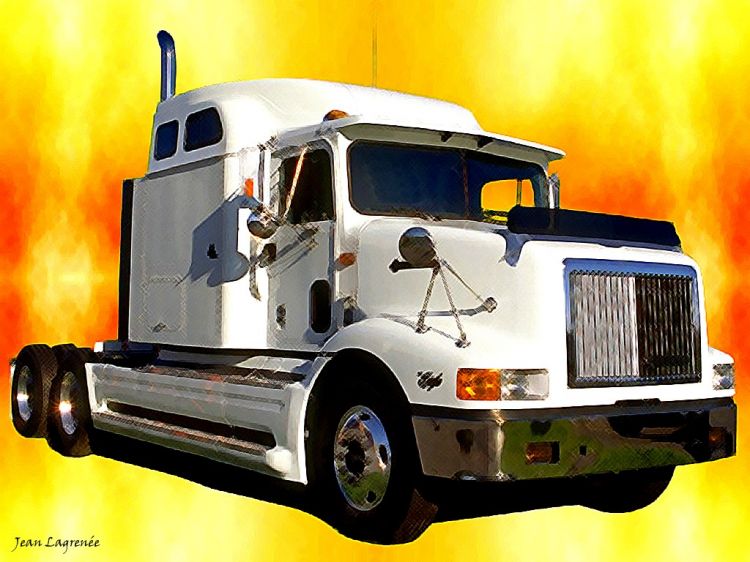 Wallpapers Various transports Trucks International Model 9400