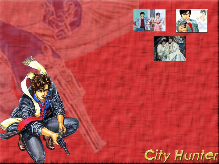 Fonds d'cran Manga City Hunter Red City Hunter