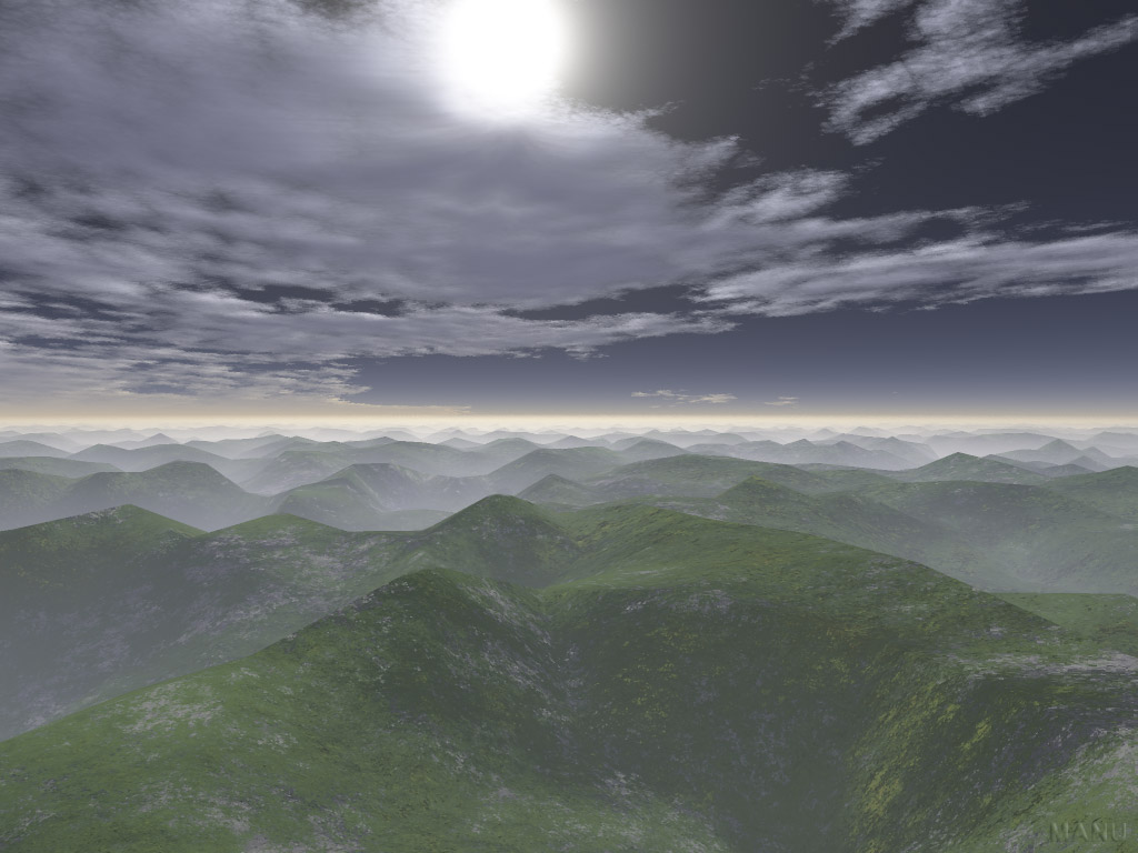 Fonds d'cran Art - Numrique 3D - Terragen Mountains