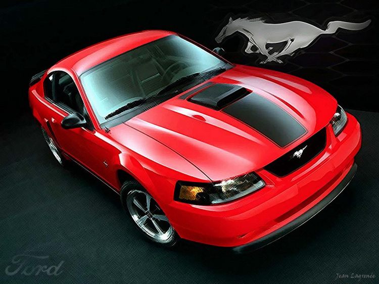 Wallpapers Cars Ford Mustang Mach1  2003