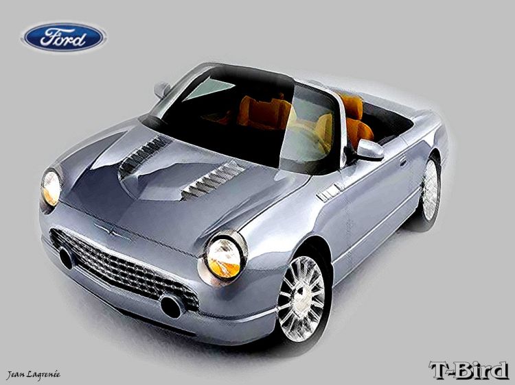 Wallpapers Cars Ford Thunderbird Convertible 2003