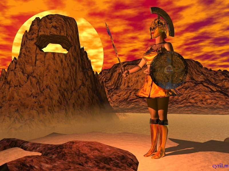 Wallpapers Digital Art 3D - Bryce athena