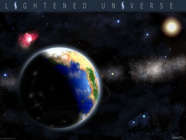 Wallpapers Digital Art Space - Universe (En)Lightened Universe